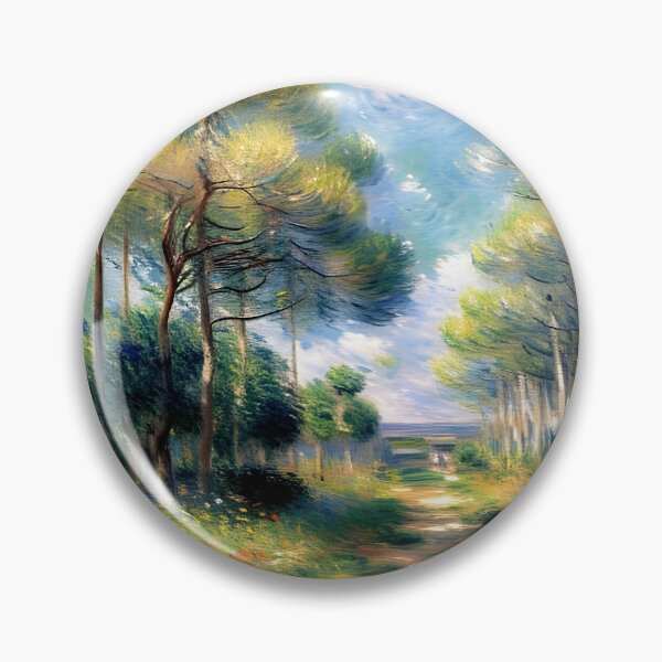 Item preview, Path at Varengeville: Impression of Normandy’s Coastal Heights designed and sold by artdesignsnow.