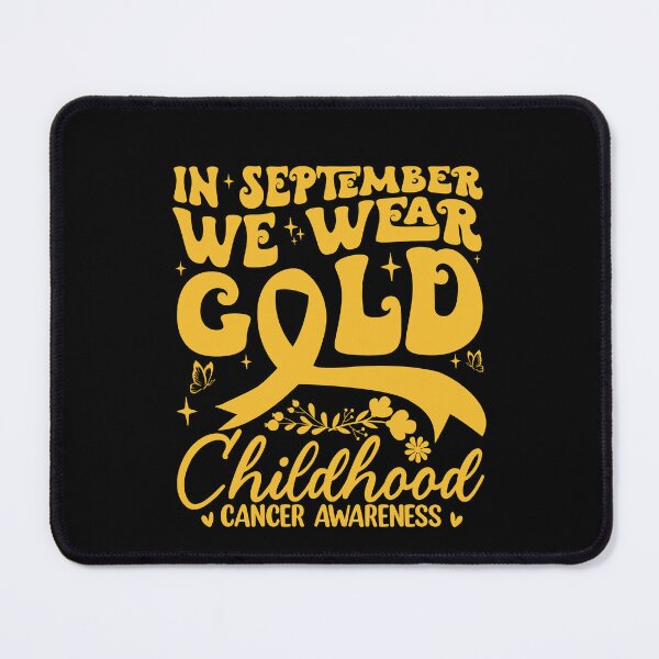 Item preview, In September We Wear Gold Childhood Cancer Awareness Gold Ribbon Supporter Fighter designed and sold by SofenArt.