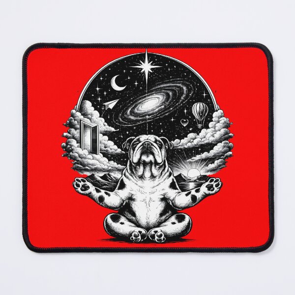 Item preview, bulldog meditation designed and sold by Kicor.