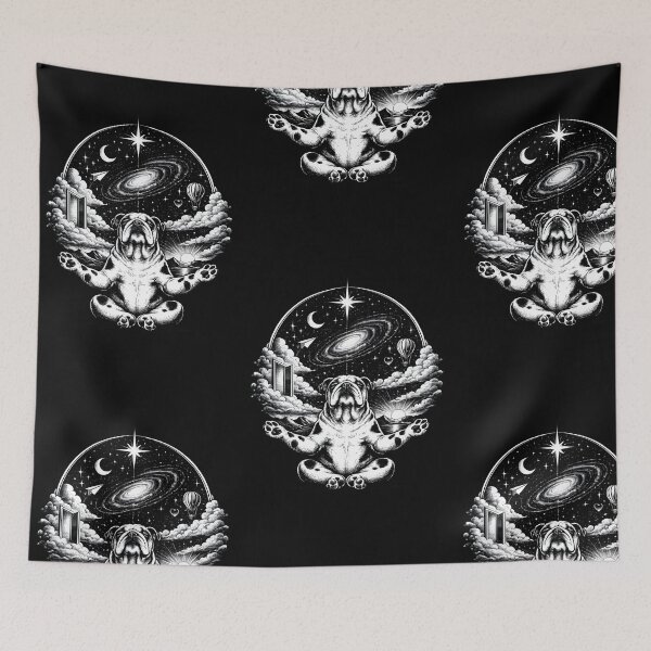 Item preview, bulldog meditation designed and sold by Kicor.