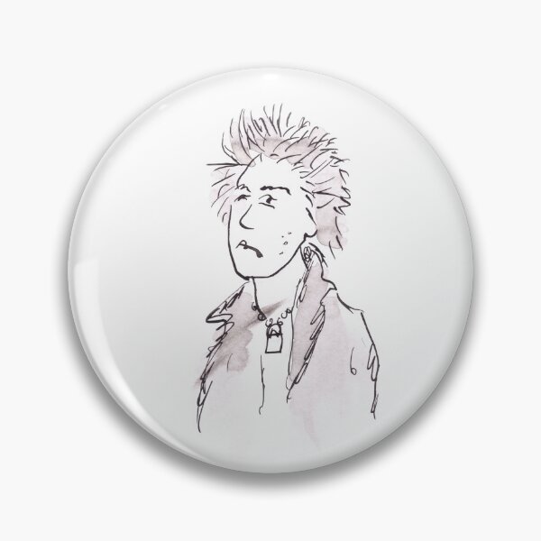 Item preview, The Sex Pistols, Sid Vicious... designed and sold by Inky Fingers Illustrations.