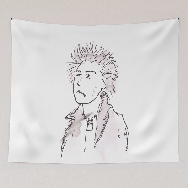 Item preview, The Sex Pistols, Sid Vicious... designed and sold by Inky Fingers Illustrations.