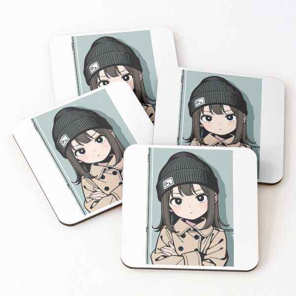 Item preview, Fashion - Man in Beige Trench Coat Beanie Streetwear Anime Variant 3 designed and sold by AnimeShin.