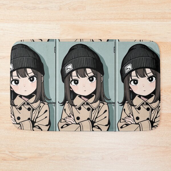 Item preview, Fashion - Man in Beige Trench Coat Beanie Streetwear Anime Variant 3 designed and sold by AnimeShin.