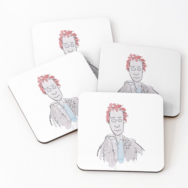 Item preview, Ginger punk singer designed and sold by Inky Fingers Illustrations.