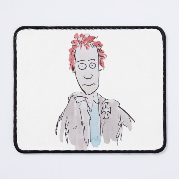 Item preview, Ginger punk singer designed and sold by Inky Fingers Illustrations.