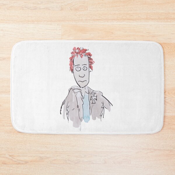 Item preview, Ginger punk singer designed and sold by Inky Fingers Illustrations.