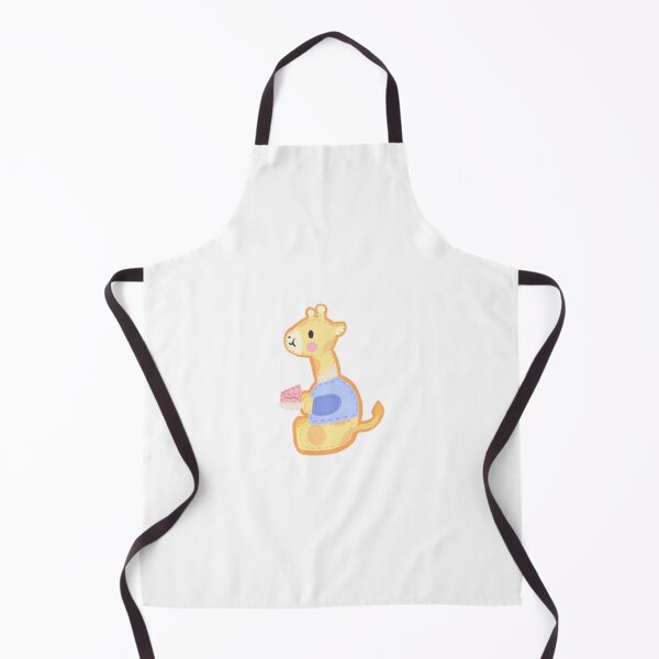 Item preview, Adorable Giraffe Eating Pink Cake Illustration designed and sold by ShopUser51777.