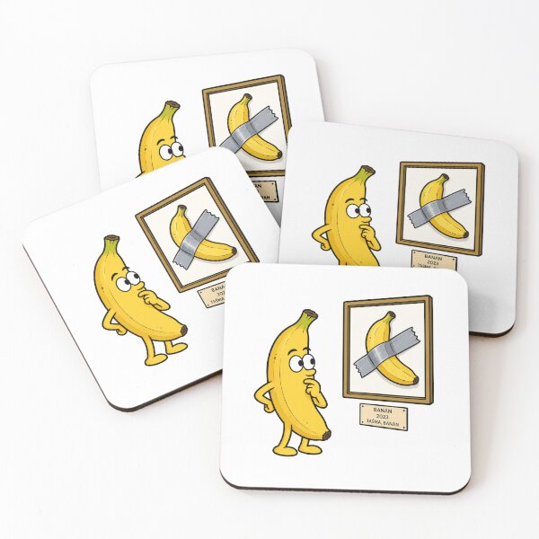 Item preview, Funny Banana Modern Art Satire Duct Tape Banana Meme designed and sold by MonkiFlipp.