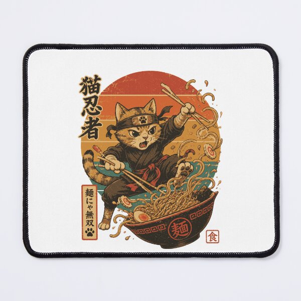 Item preview, Noodle Ninja Cat designed and sold by Alpacatata.