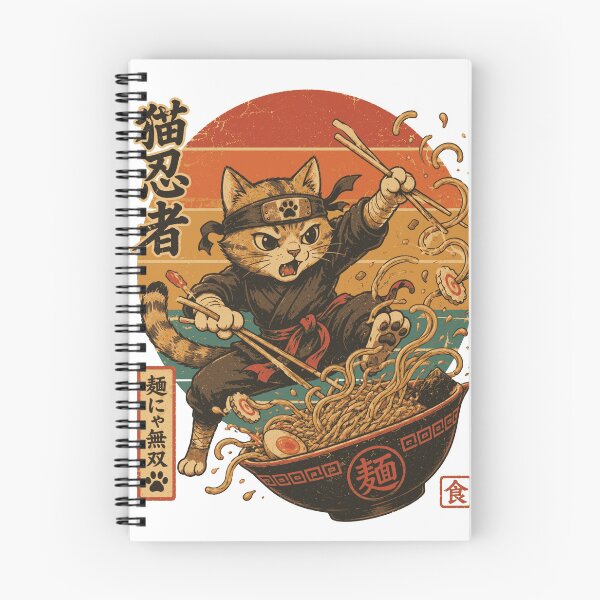 Item preview, Noodle Ninja Cat designed and sold by Alpacatata.