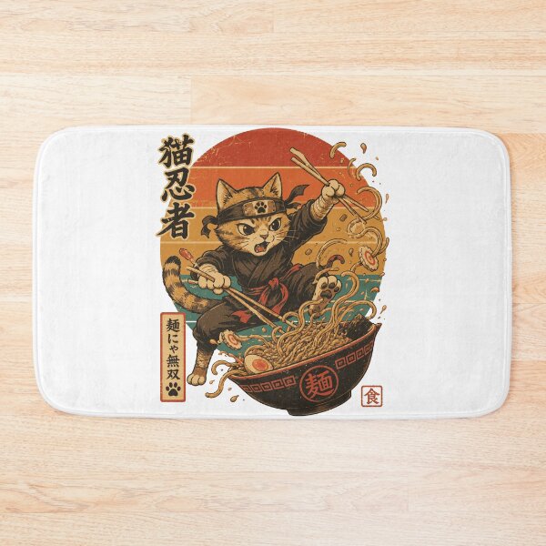 Item preview, Noodle Ninja Cat designed and sold by Alpacatata.