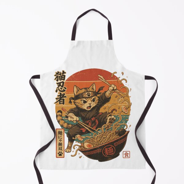 Item preview, Noodle Ninja Cat designed and sold by Alpacatata.