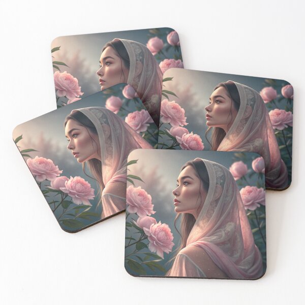 Item preview, Beautiful Woman with Flowers designed and sold by PAULINE.LUMINA.