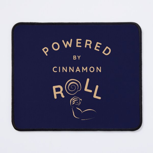 Item preview, Powered by Cinnamon Roll Cute Cozy Bakery Lover Aesthetic Food Pun Design designed and sold by unique art and design.