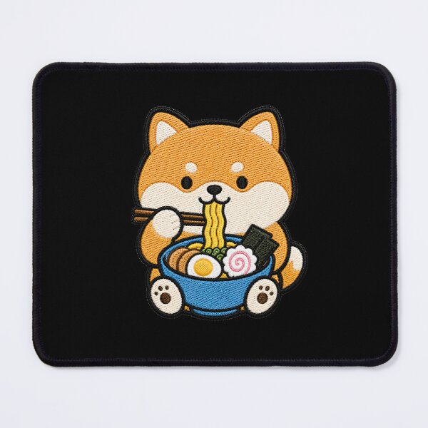 Item preview, Cute Kawaii Shiba Inu Eating Ramen designed and sold by ColorSplash123.