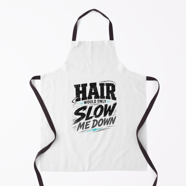 Item preview, Hair Would Only Slow Me Down Funny Bald Humor Meme Design designed and sold by bilal sibgui.