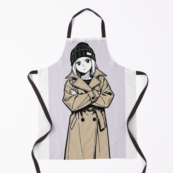 Item preview, Fashion - Man in Beige Trench Coat Beanie Streetwear Anime Variant 4 designed and sold by AnimeShin.