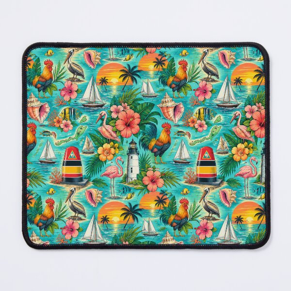 Item preview, Key West Florida Tropical Pattern | Island Paradise Coastal Design designed and sold by piketo.