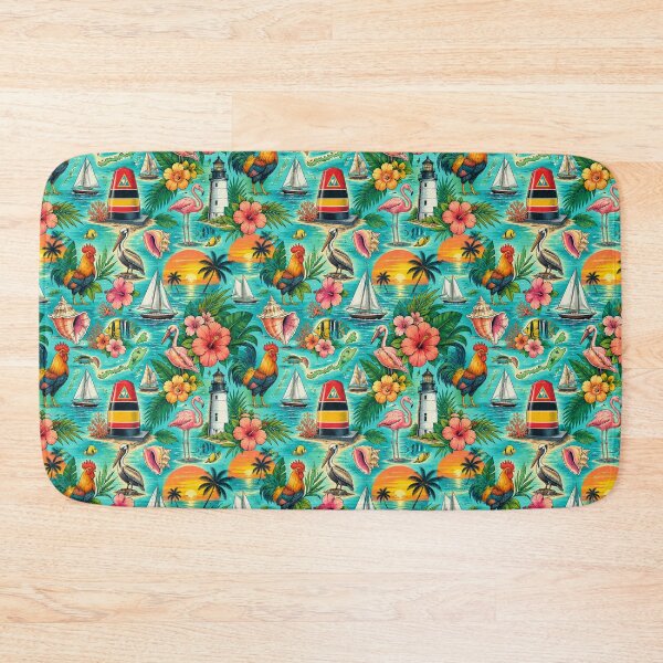 Item preview, Key West Florida Tropical Pattern | Island Paradise Coastal Design designed and sold by piketo.
