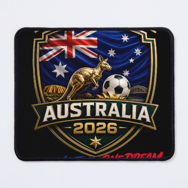 Item preview, Australia World Cup 2026 Shirt | Australian Soccer Fan Crest | Football Supporter Design designed and sold by Huddy-clothes.