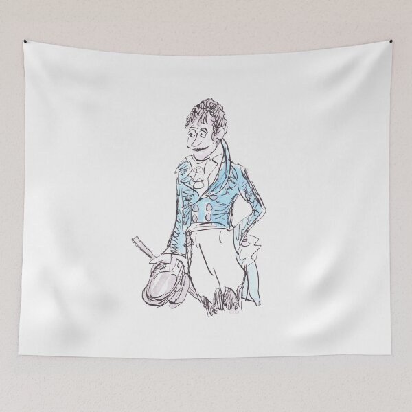 Item preview, Beau Brummell, the first fashion icon designed and sold by Inky Fingers Illustrations.