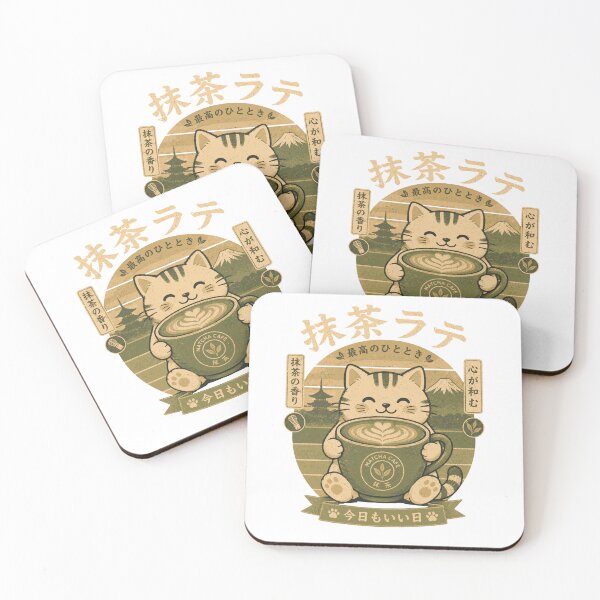 Item preview, Matcha Cat designed and sold by Alpacatata.