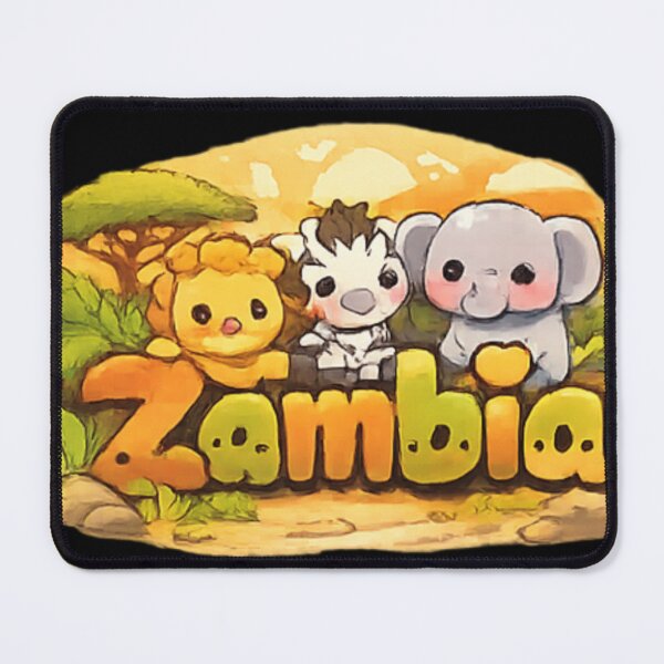 Item preview, Zambia - funny African animals designed and sold by DamioPolArt.