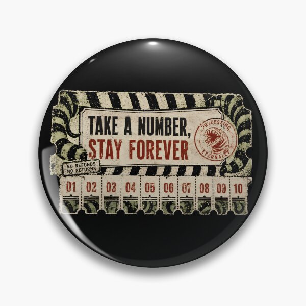 Item preview, Nether Queue Number Transit Ticket designed and sold by agearb.