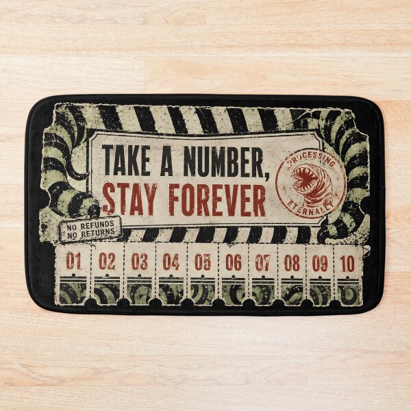 Item preview, Nether Queue Number Transit Ticket designed and sold by agearb.
