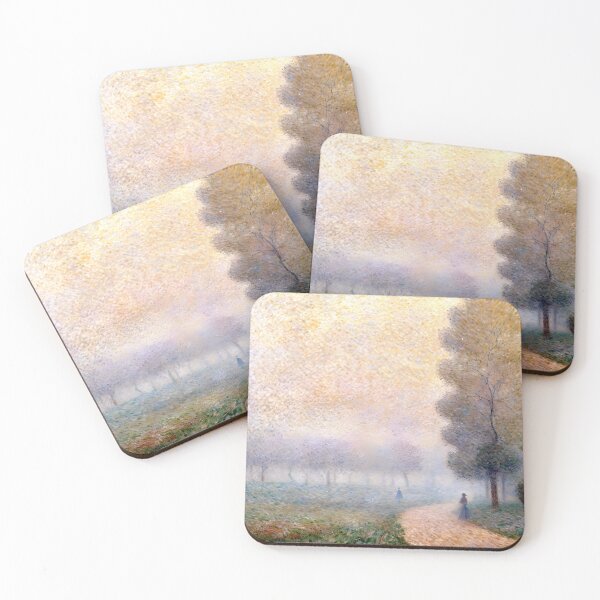 Item preview, Path in the Fog: Impression of Misty Normandy Trails, Veiled Horizons designed and sold by artdesignsnow.