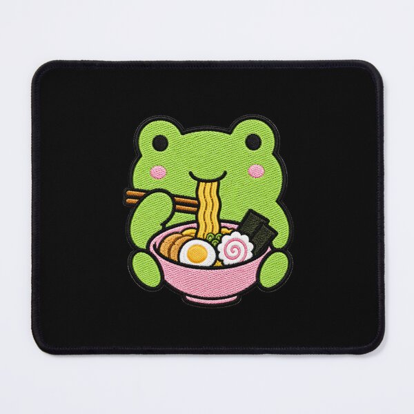 Item preview, Cute Kawaii Frog Eating Ramen designed and sold by ColorSplash123.