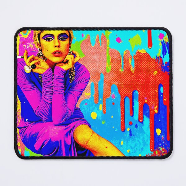 Item preview, Neon Melt Edie Sedgwick Pop Art Portrait designed and sold by y2kponyclub.