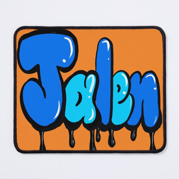 Item preview, Jalen name in blue graffiti drip calligraphy Top 10 best personalized gifts for boys named Jalen designed and sold by Artonmytee.