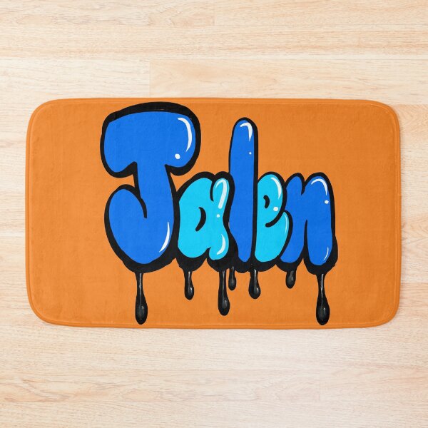 Item preview, Jalen name in blue graffiti drip calligraphy Top 10 best personalized gifts for boys named Jalen designed and sold by Artonmytee.
