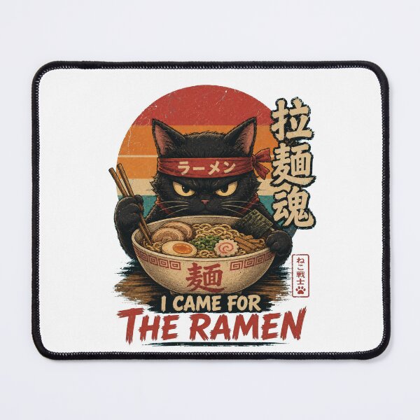 Item preview, Introverted Ramen Cat designed and sold by Alpacatata.
