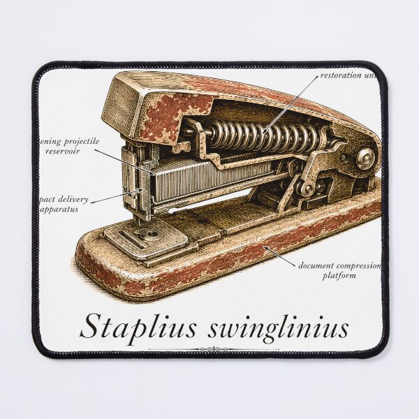 Item preview, Staplius Swinglinius | Vintage Naturalist Scientific Illustration designed and sold by As Nature Intended.