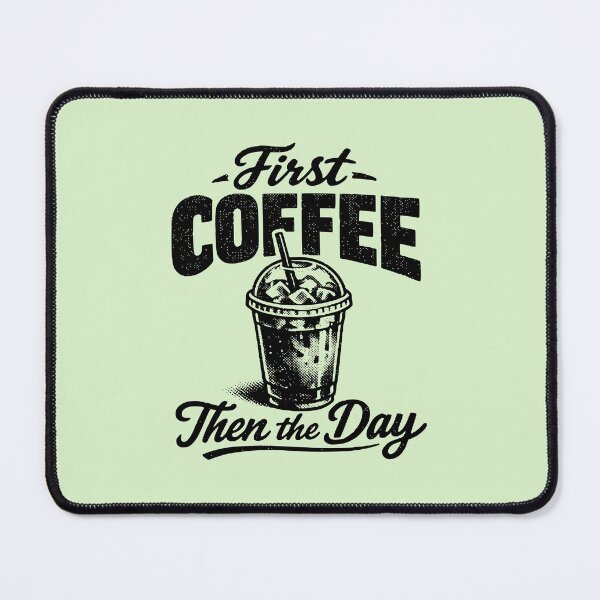 Item preview, First Coffee Then The Day Vintage Iced Brew designed and sold by AwesomeBeyondLimits.