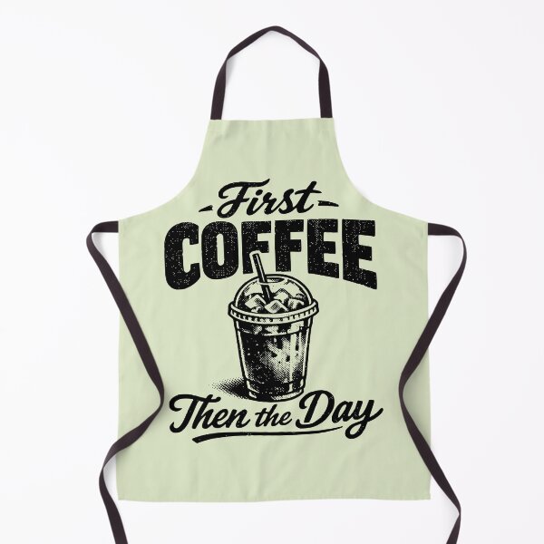 Item preview, First Coffee Then The Day Vintage Iced Brew designed and sold by AwesomeBeyondLimits.