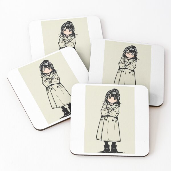 Item preview, Fashion - Man in Beige Trench Coat Beanie Streetwear Anime designed and sold by AnimeShin.