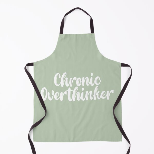 Item preview, Chronic Overthinker White Font designed and sold by QukiDesign.