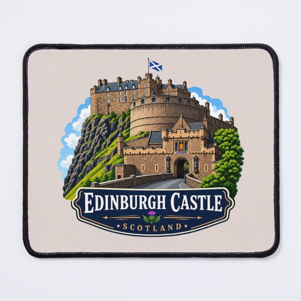 Item preview, Edinburgh Castle, Scotland designed and sold by Myra365Art.