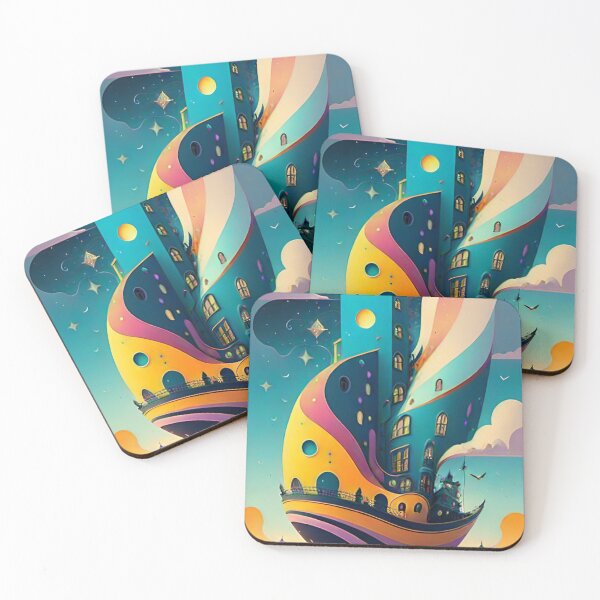 Item preview, Colorful Landscape painting  designed and sold by Chantel Fourie.
