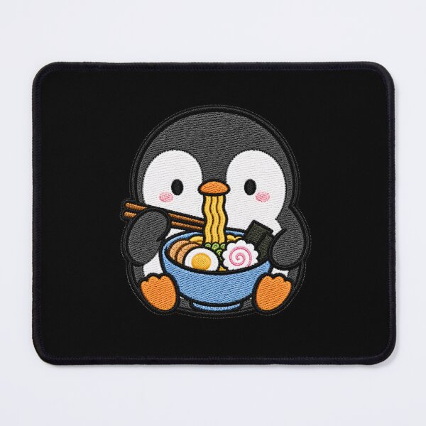 Item preview, Cute Kawaii Penguin Eating Ramen designed and sold by ColorSplash123.