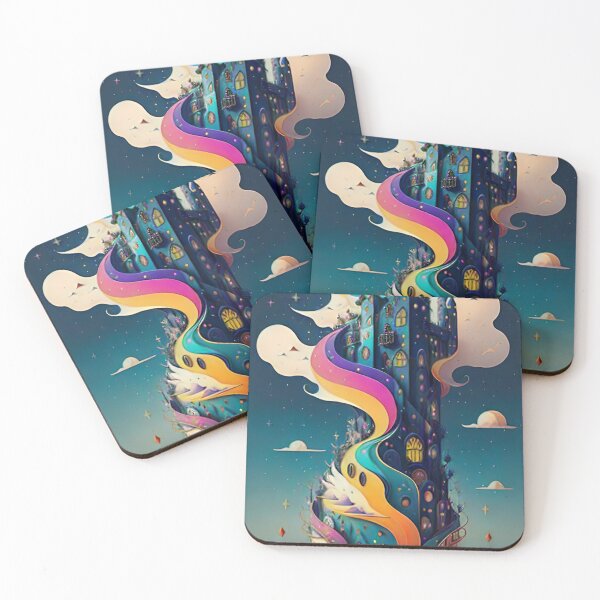 Item preview, Colorful Landscape painting  designed and sold by Chantel Fourie.