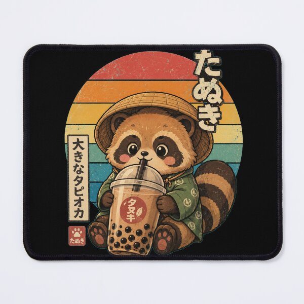 Item preview, Bubble Tea Tanuki designed and sold by Alpacatata.
