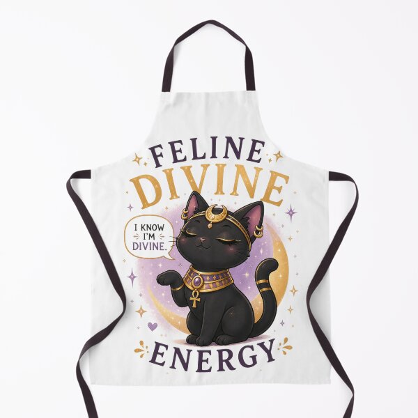 Item preview, Feline Divine Energy – Cute Bastet Cat Godd-ess Design designed and sold by MotylekAnia.