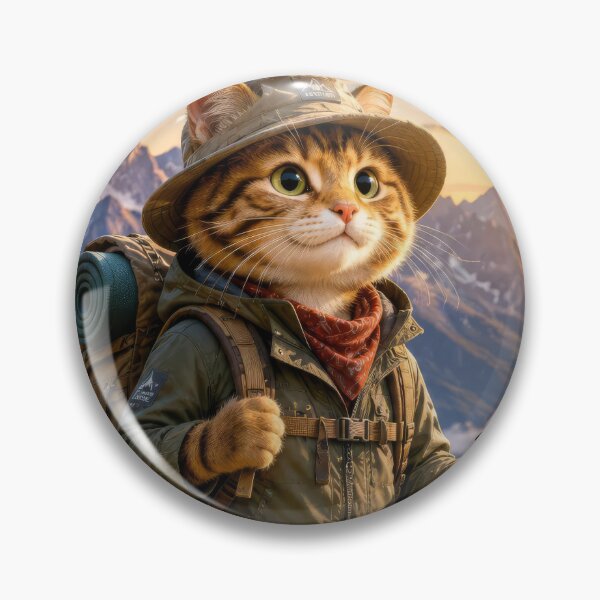 Item preview, Mountain Trail Explorer Cat Adventure designed and sold by konkapo00.