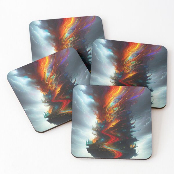 Item preview, Colorful Landscape painting  designed and sold by Chantel Fourie.