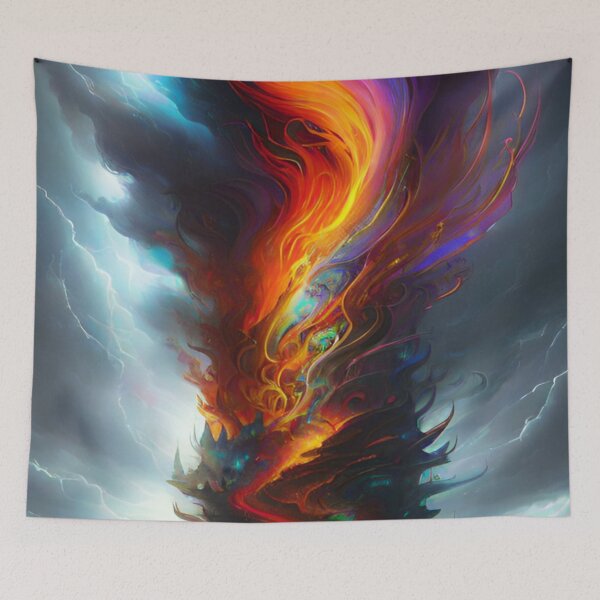 Item preview, Colorful Landscape painting  designed and sold by Chantel Fourie.